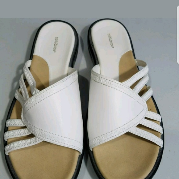 croft and barrow white sandals